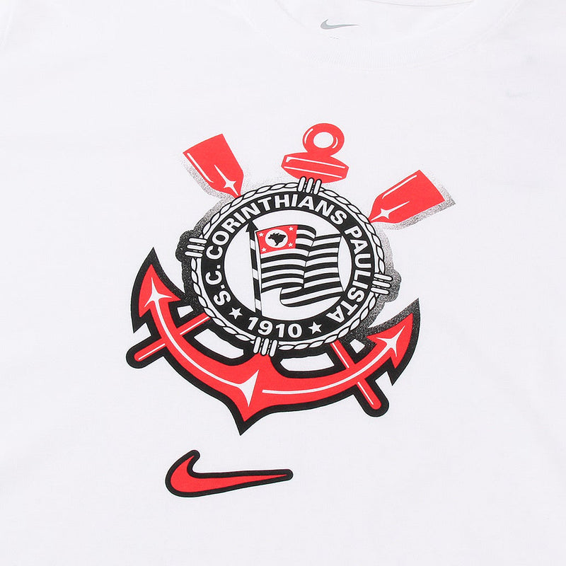 Camisa Corinthians Escudo Branca