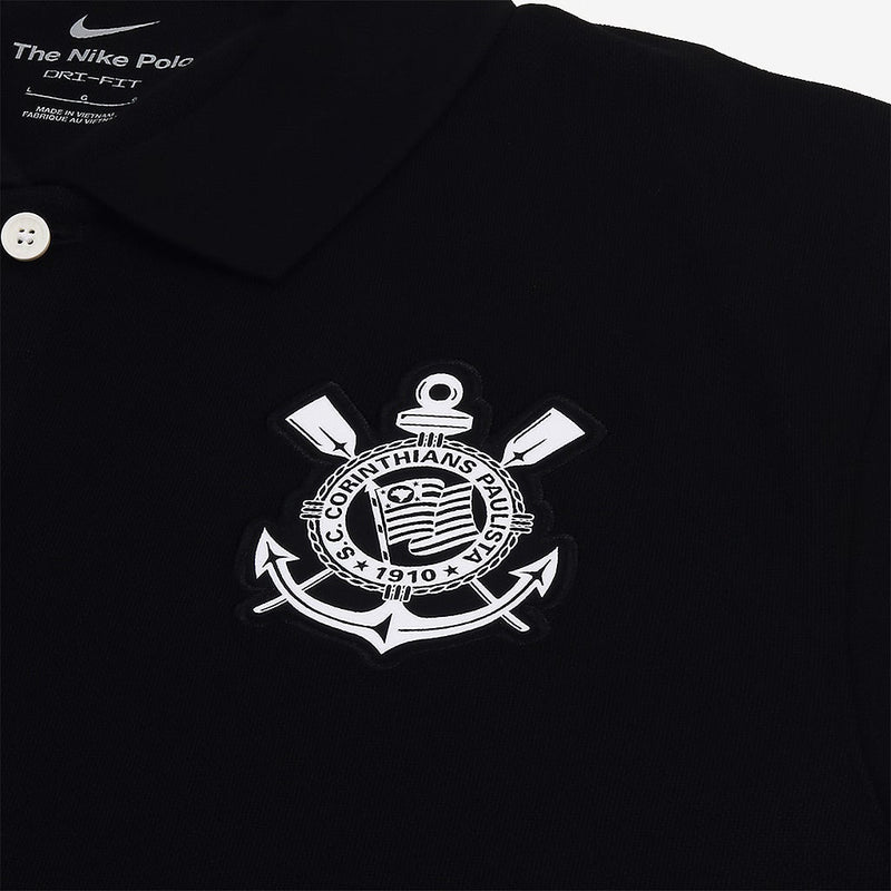 Camisa Polo Corinthians Dri-Fit 2025 - Preta