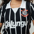 Camisa Polo Corinthians Retrô 1990 - Kalunga Feminina