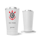 Copo Térmico Personalizável - Escudo - Branco