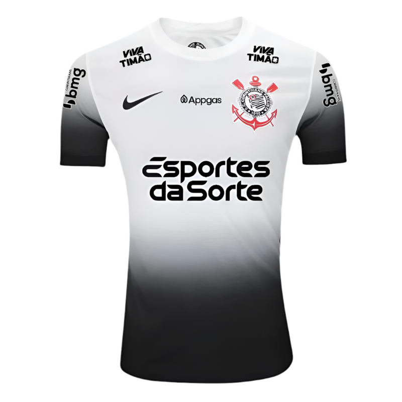 Camisa Corinthians I 2024/25 - Torcedor + Patrocinadores