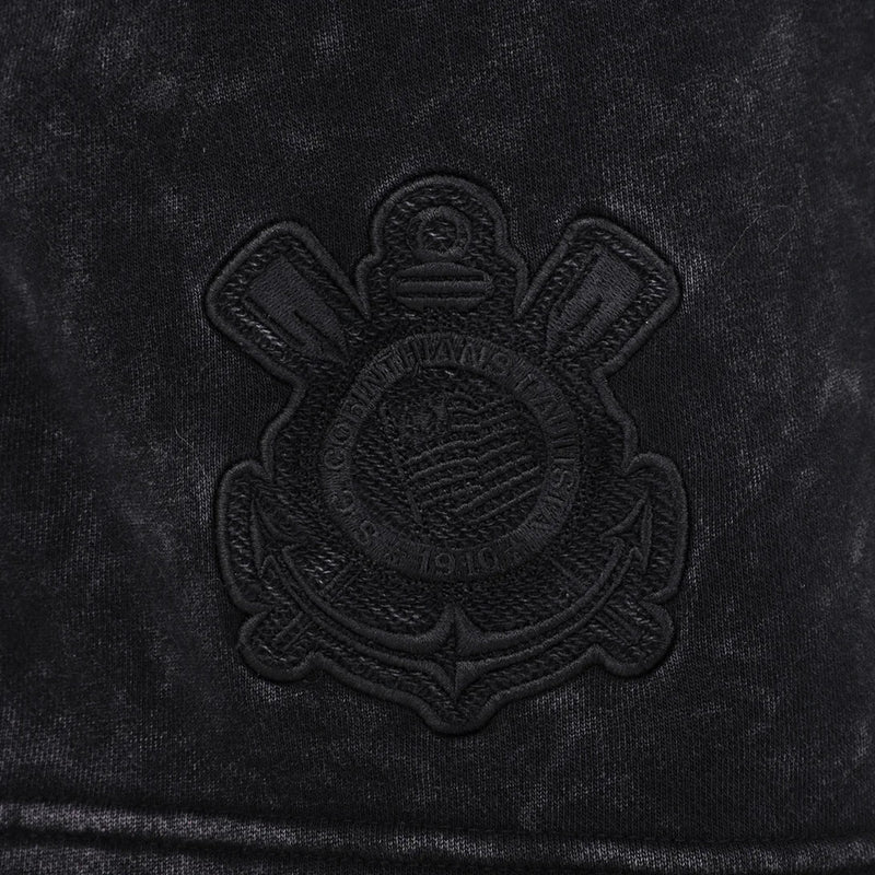 Bermuda Cargo Corinthians Club Masculina Preta