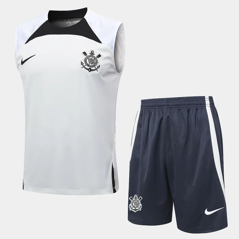 Conjunto de Treino Corinthians 2024/25 Regata - Branco