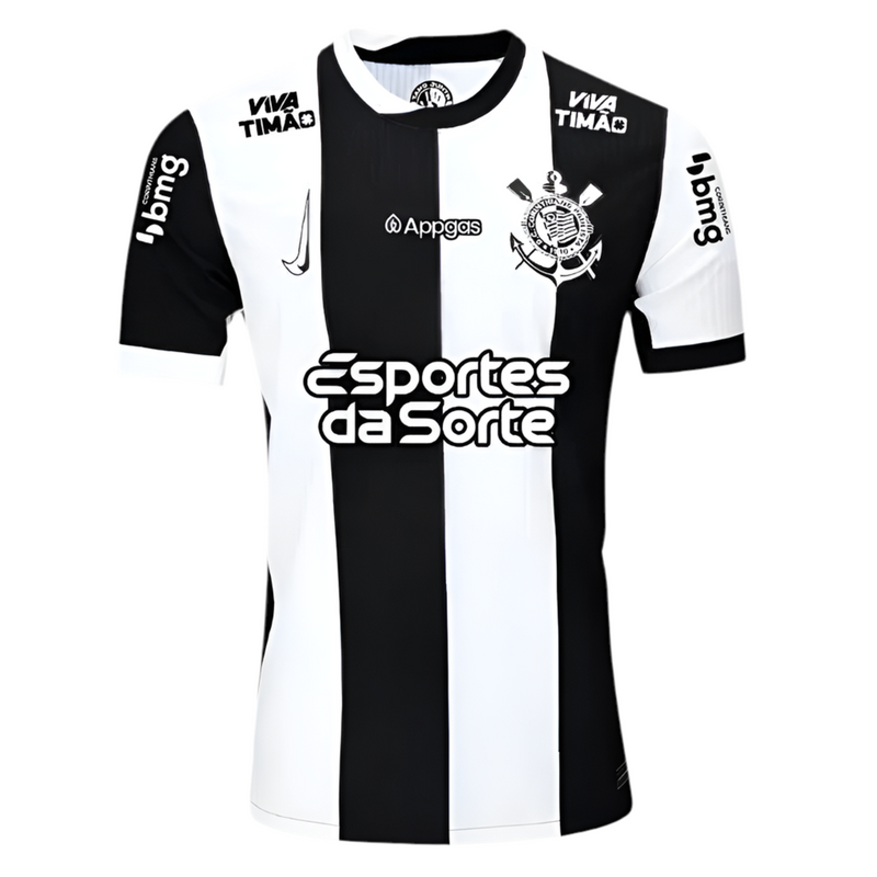 Camisa Corinthians III 2024/25 - Torcedor + Patrocinadores