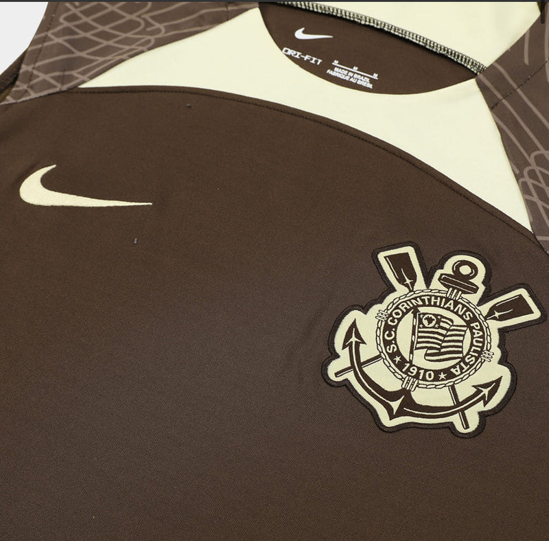 Conjunto de Treino Corinthians 2024/25 Regata - Marrom