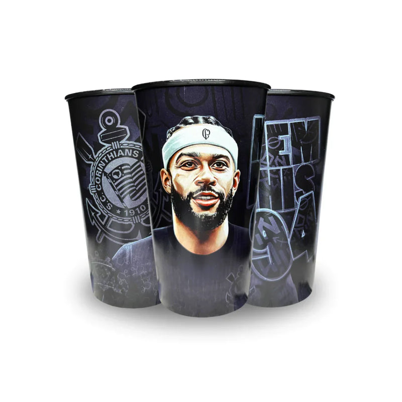 Kit Copo Memphis 10 + Copo Memphis All Black + Cordão - Oficial 550 ml