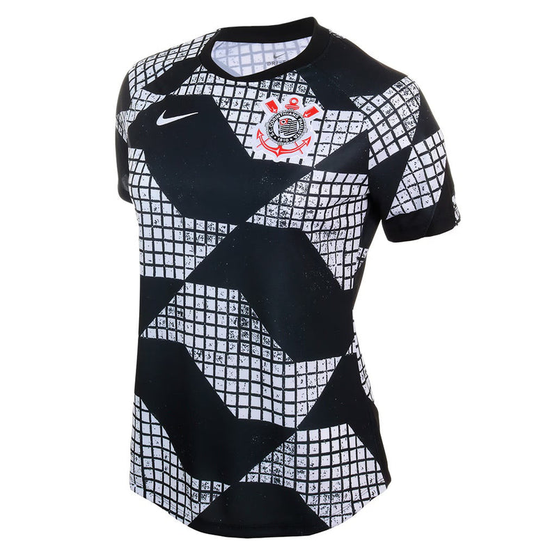 Camisa Corinthians Pré-Jogo 2020/21 - Torcedora Feminina