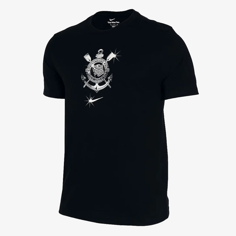 Camisa Corinthians Escudo Preta
