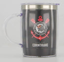Caneca Corinthians Inox com Tampa
