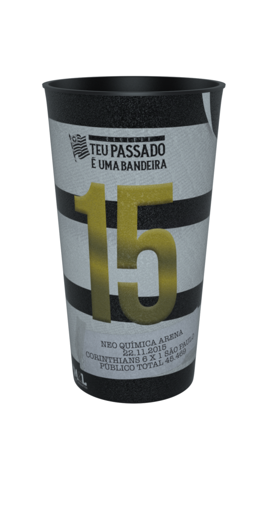 Copo Título Brasileirão 2015 - Oficial 550 ml
