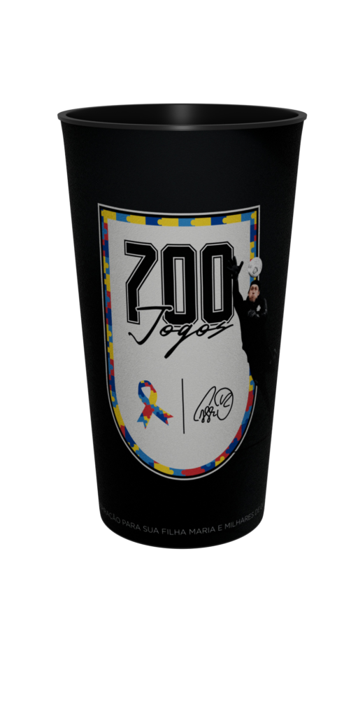 Copo Cássio 700 Jogos - Oficial 550 ml