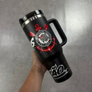 Copo Térmico “Vai Corinthians” - Preto