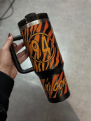 Copo Térmico Camisa III - Laranja/Preto