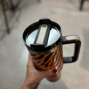 Copo Térmico Camisa III - Laranja/Preto